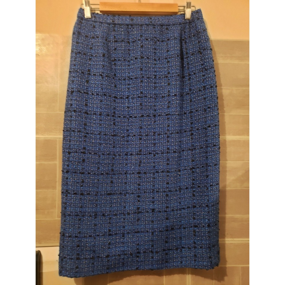 Womens Henry Lee Long Skirt Blue Size 10